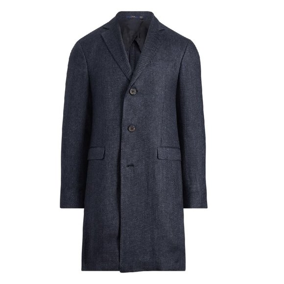 🎁 Polo Ralph Lauren Twill Chesterfield Coat - Picture 3 of 10